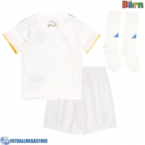 Fotballdrakt Barn Leeds United Hjemmedraktsett 2025-26 Kortermet (+ Korte bukser)